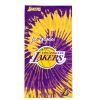 Lakers OFFICIAL NBA "Psychedelic" Beach Towel; 30" x 60"